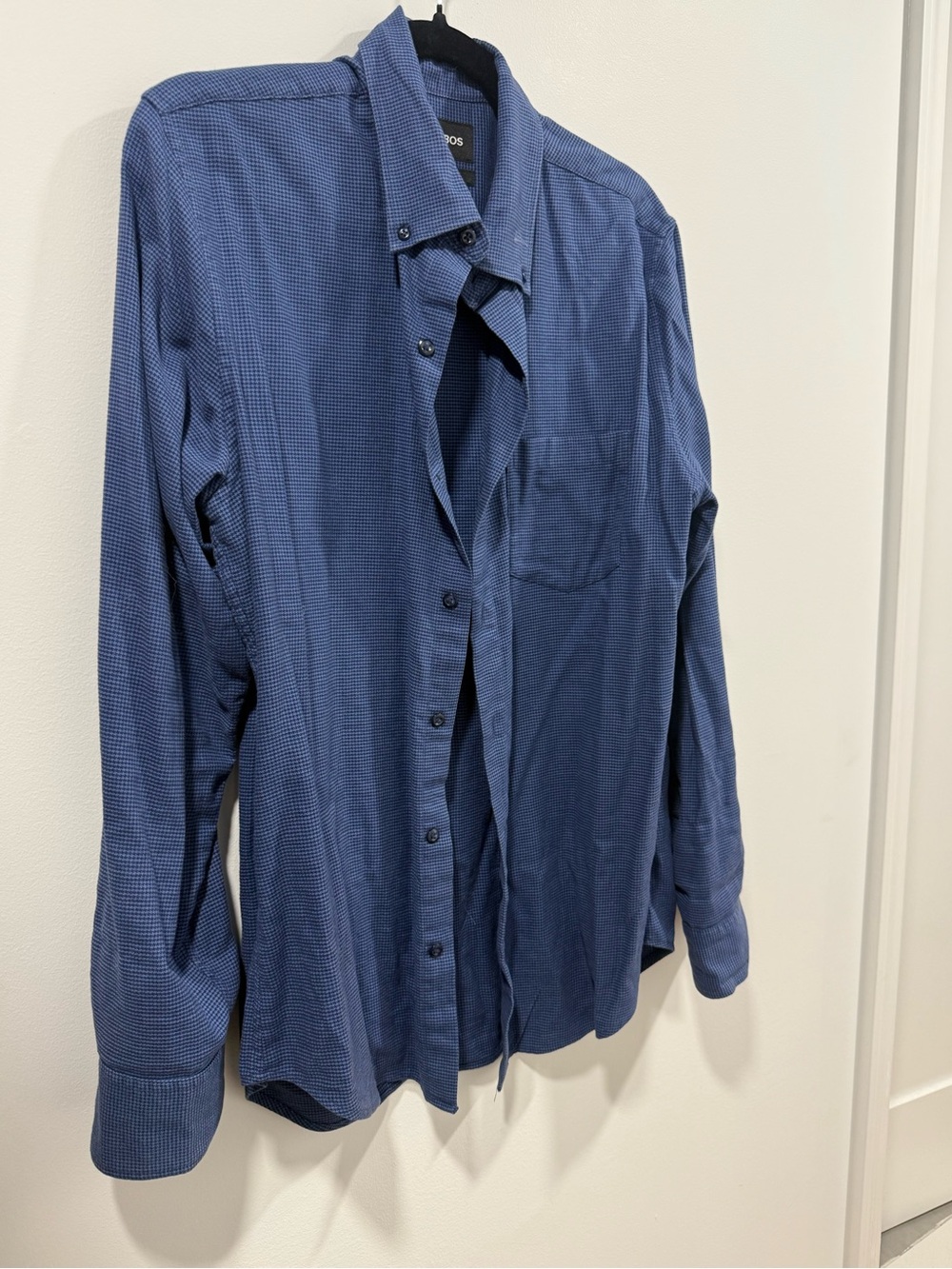 Bonobos Men's Blue Micro-Pattern Button-Down Shirt - Picture 2 of 4
